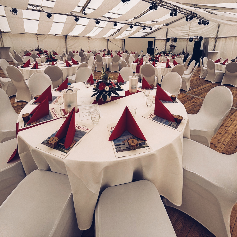 Tischdecke Banketttisch rund – Ansicht 3