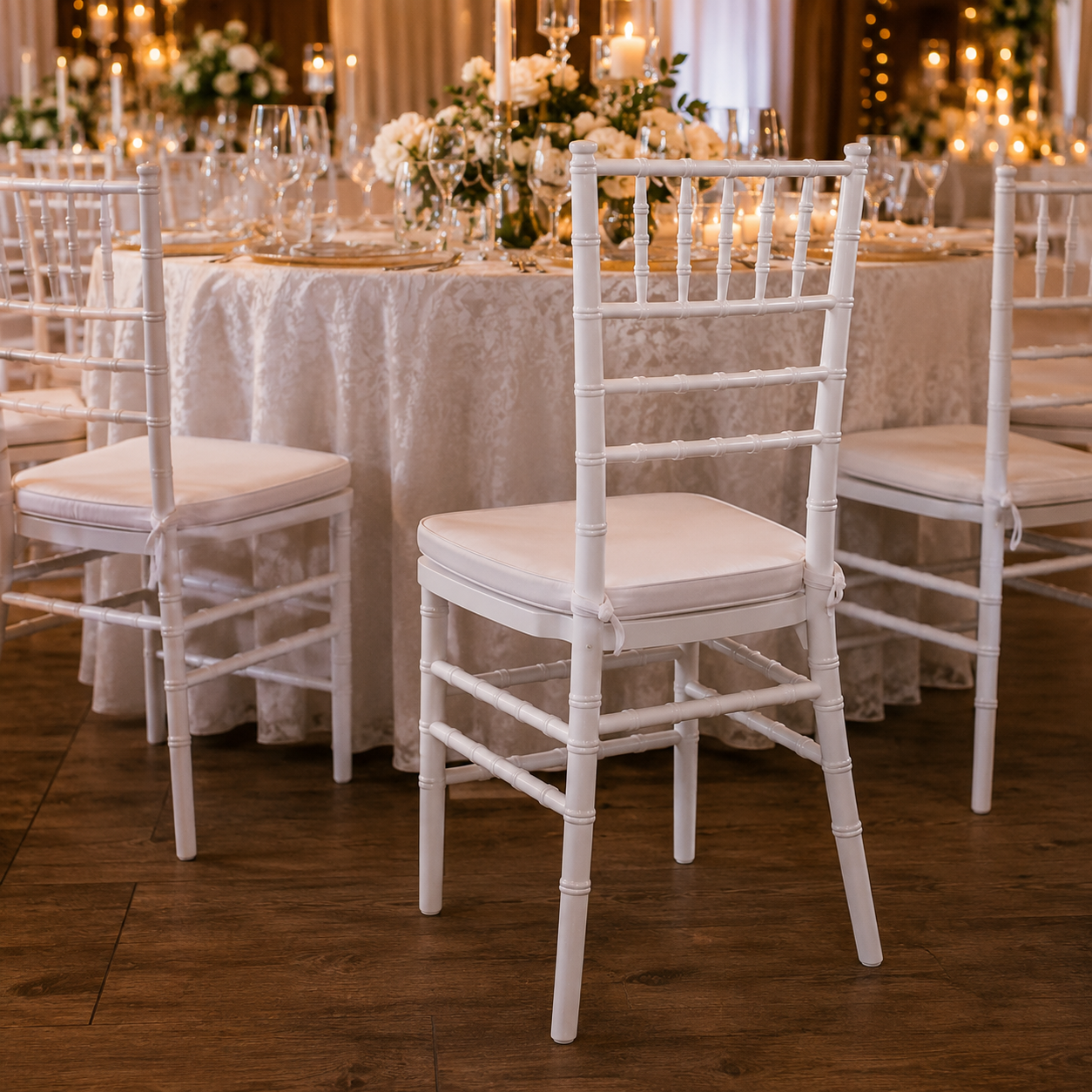 Chiavari-Stuhl weiß – Ansicht 2
