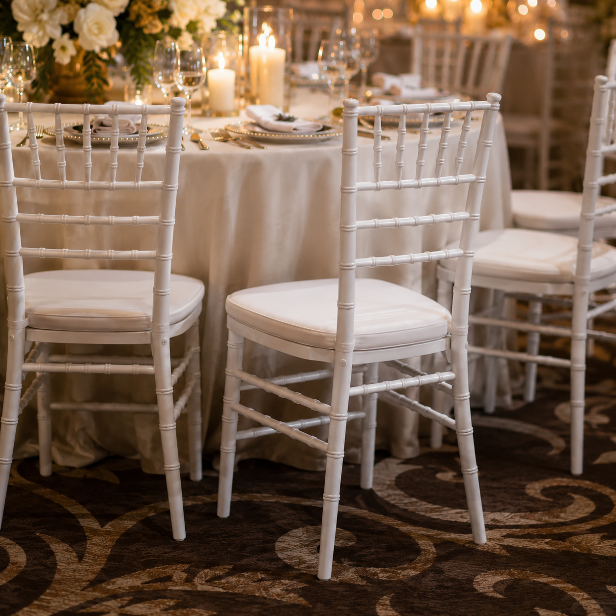 Chiavari-Stuhl weiß – Ansicht 3
