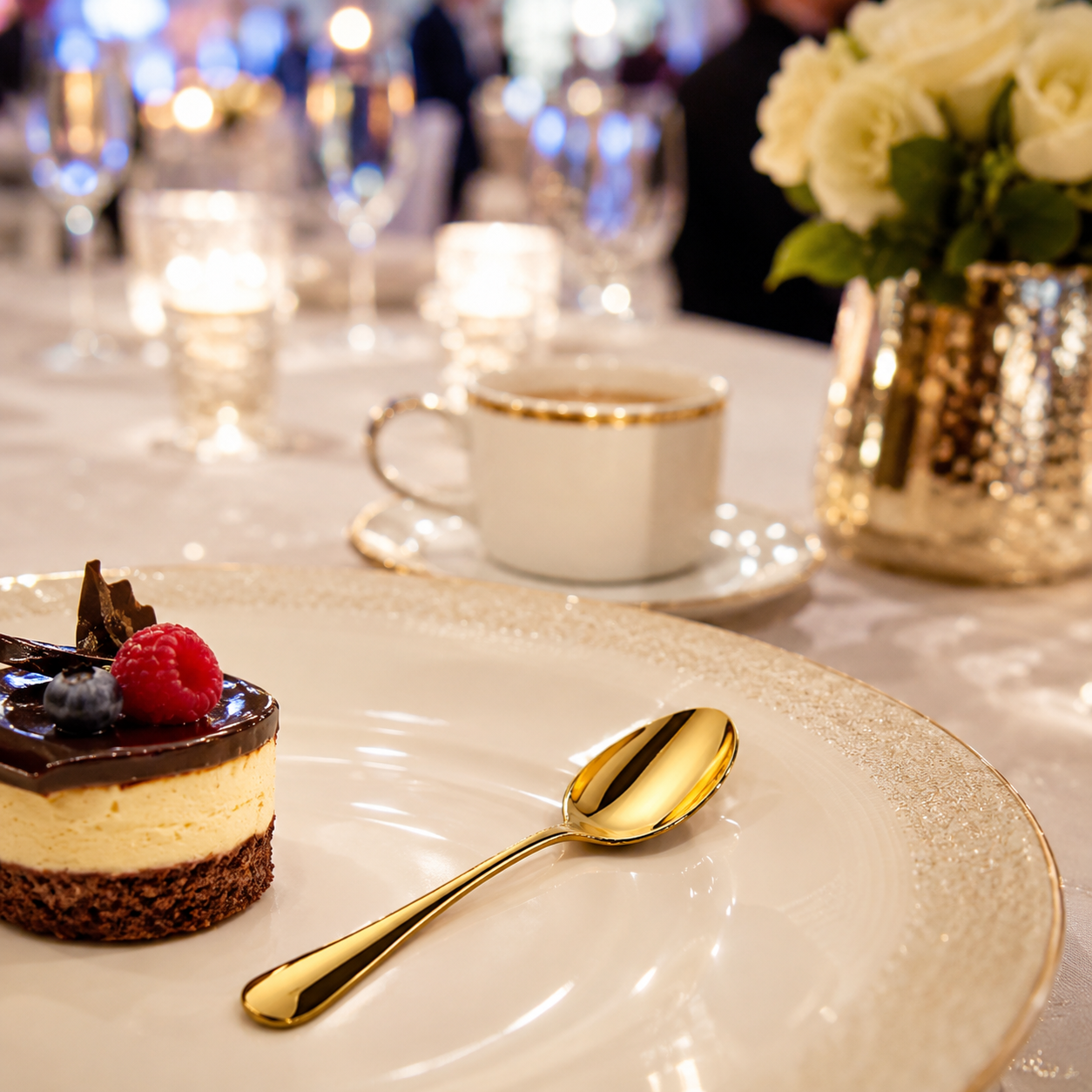 Dessertlöffel Gold – Ansicht 3