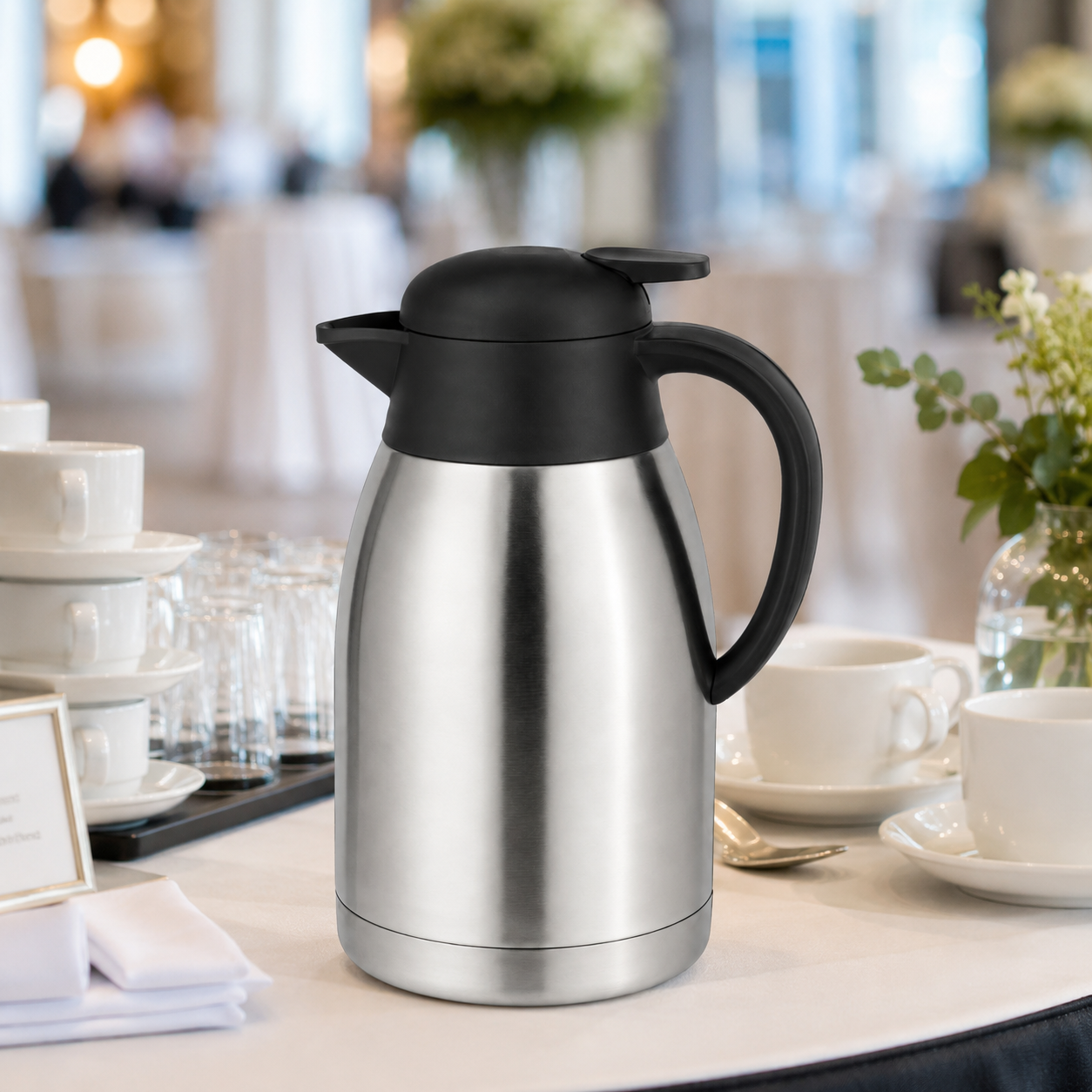 Kaffeekanne 2,0 L Edelstahl – Ansicht 2