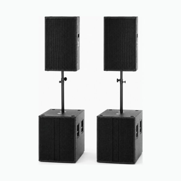 Musikanlage 2 Lautsprecher mieten für Events