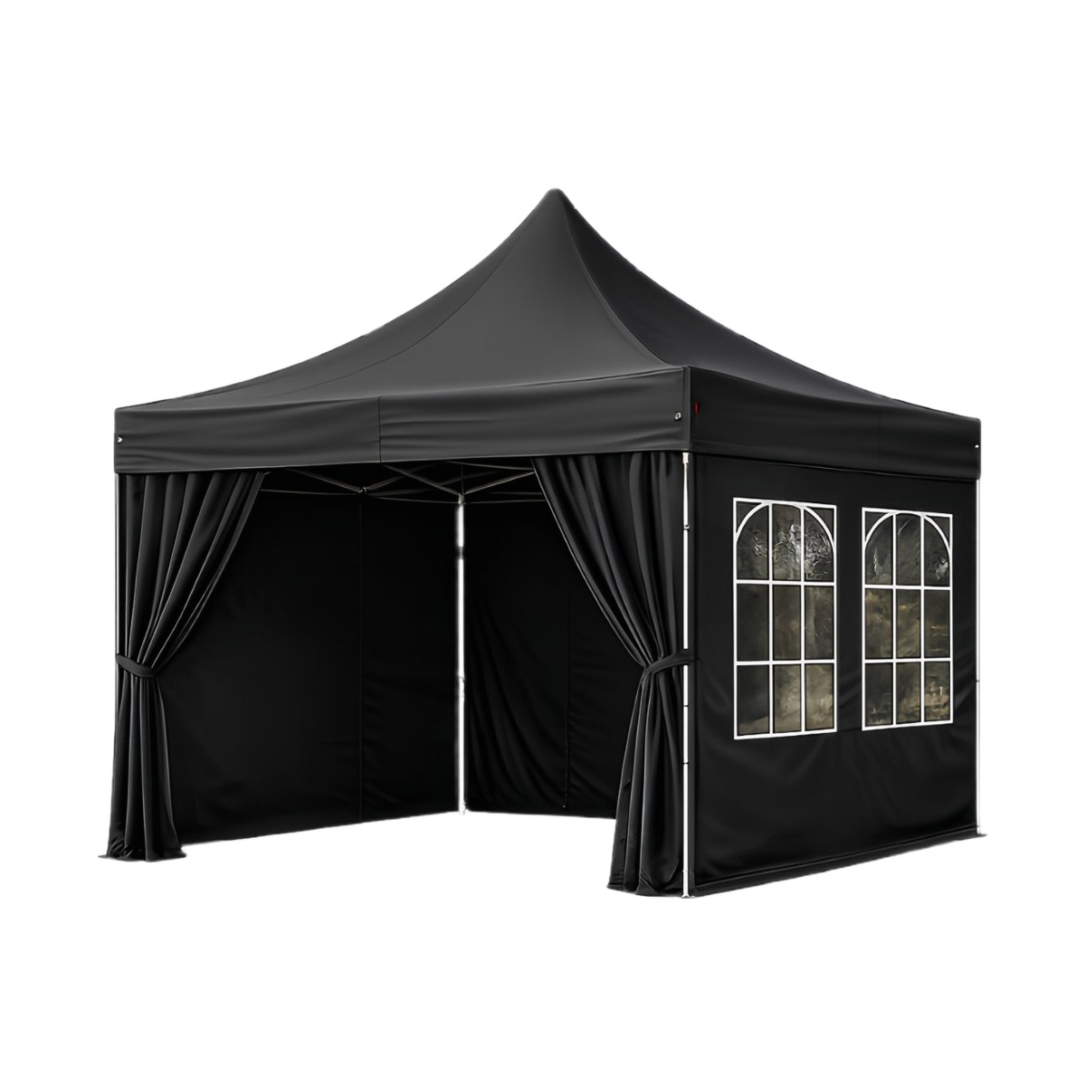 Pavillon 3x3m schwarz mieten für Events