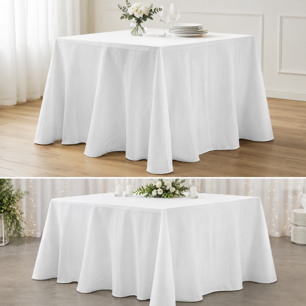 Tischdecke Banketttisch eckig – Ansicht 2
