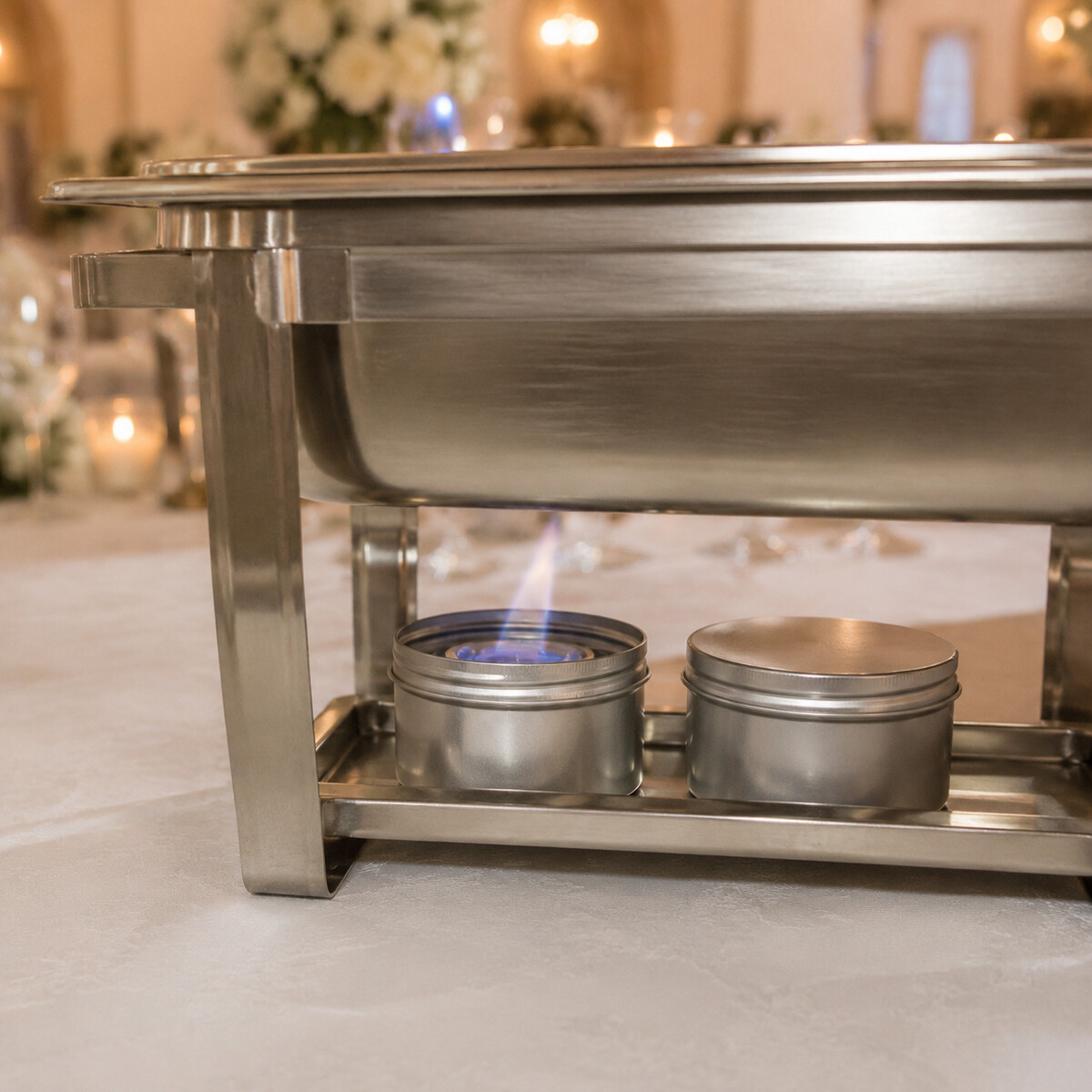 Brennpaste für Chafing Dish im Einsatz auf einer Veranstaltung
