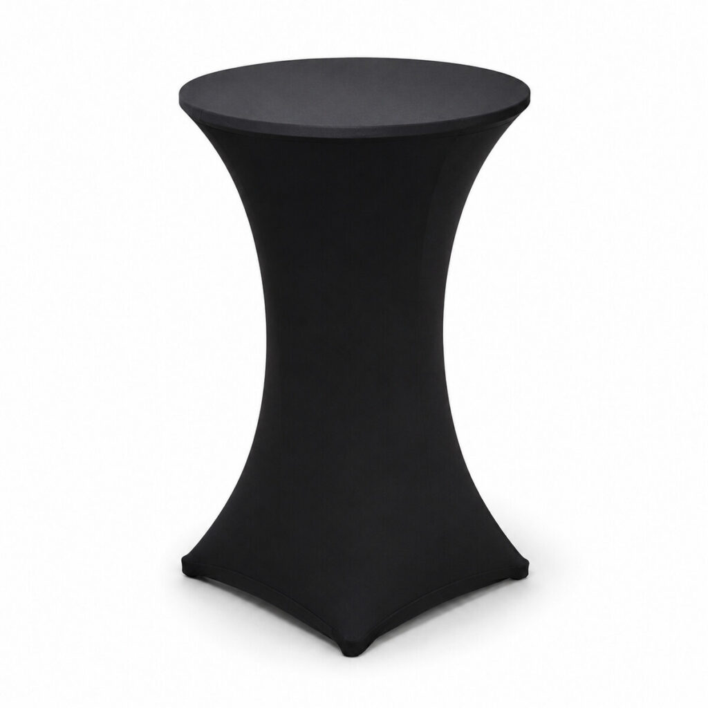 Stehtisch-Husse Stretch schwarz